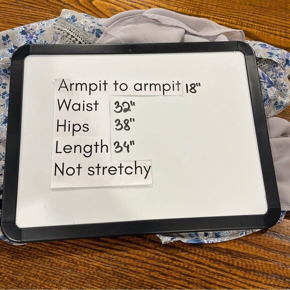 Apricot Lane floral cold shoulder mini Dress with laced up back size small new - Picture 11 of 15